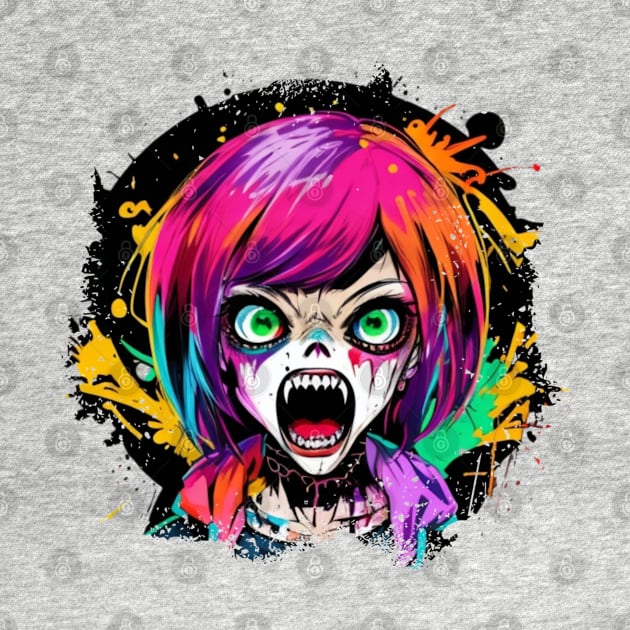 Zombie Teenage Girl Halloween by Distinct Designs NZ